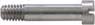Frizzen spring screw, .53", 6-40 thread